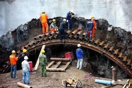 沧州隧道钢花管支护案例